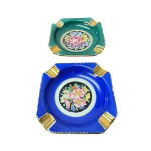 Vintage Schumann Germany Ashtrays set of 2